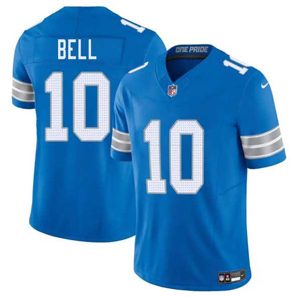 Men & Women & Youth Detroit Lions #10 Ronnie Bell Blue 2025 F.U.S.E. Vapor Limited Stitched Jersey